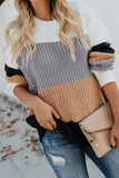 Casual Colorblock Sweater