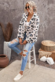 Plush Fur Leopard Coat