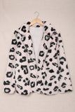 Plush Fur Leopard Coat