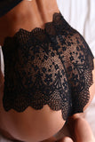 High Waist Lace Hollow Out Panty