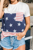 Stars and Stripes Colorblock Tee