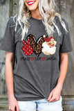 Peace Love Santa Graphic Tee