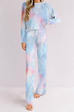 Tie-dye Print Loungewear Set