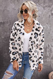 Plush Fur Leopard Coat