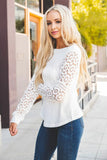 Lace Long Sleeve Top