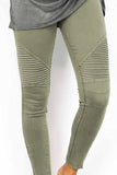 Cropped Moto Jeggings