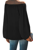 Elastic Neck Off Shoulder Top