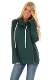 Long Sleeve Hoodie with Rope Drawstring