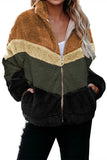 Movie Marathon Pocketed Chevron Jacket