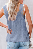 Eyelash V Neck Cami Tank Top