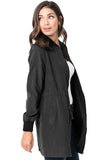 Drawstring Waist Lightweight Outcoat