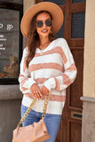 Striped Colorblock Knit Sweater