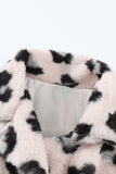 Plush Fur Leopard Coat