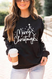 Merry Christmas Tree Sketch Sweatshirt