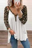 V-Neck Long Sleeves Blouse