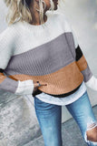 Casual Colorblock Sweater