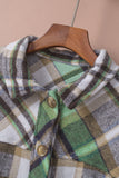 Plaid Shacket with Pocket