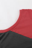 Color Block Crew Neck Tank Top