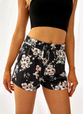 Camo Drawstring Elastic Waist Shorts