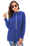 Long Sleeve Hoodie with Rope Drawstring