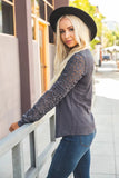 Lace Long Sleeve Top