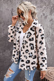 Plush Fur Leopard Coat