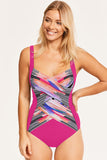 Utopia Shaped Square Neck One-piece swimsuit