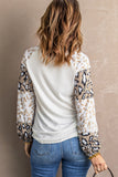 Wonderful Christmas Season Leopard Graphic Long Sleeve Top