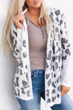 Vintage Leopard Print Open Cardigan