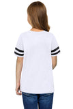 Striped Short Sleeve Girl’s Top