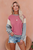 Colorblock Pullover Sweatshirt