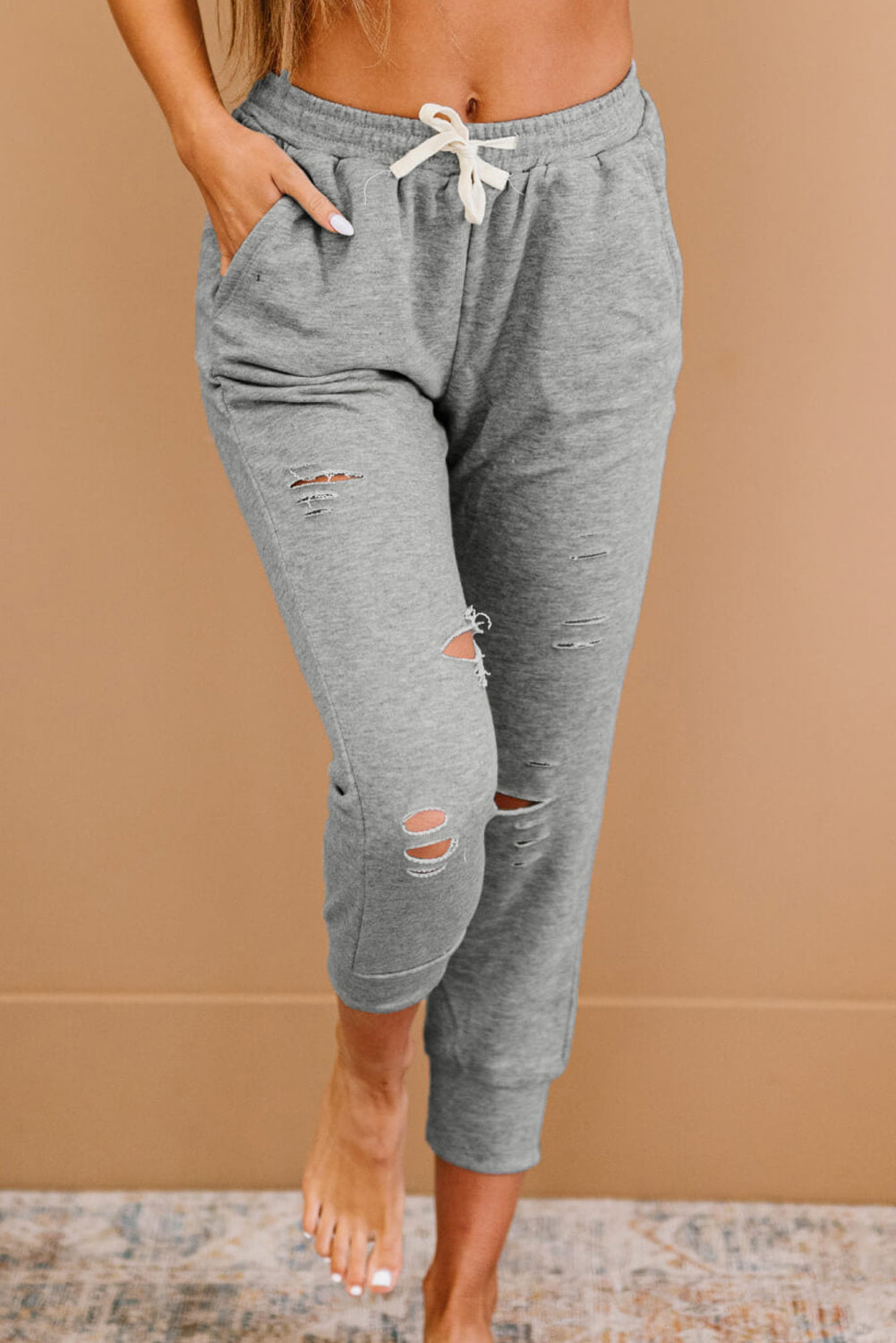 Thermal Waffle Knit Joggers