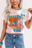 DESERT VIBES Tie-dye Crop Top