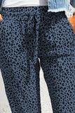 Khaki Breezy Leopard Joggers