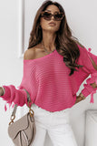 Butterfly Applique Cutout Sleeves Pullover Sweater