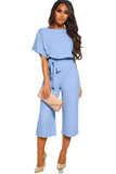 Always Chic Belted Culotte Jumpsuit