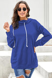 Long Sleeve Hoodie with Rope Drawstring