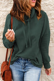 Cowl Neck Drop Shoulder Sweatshirt