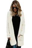 Creamy Pebble Beach Textured Cardigan