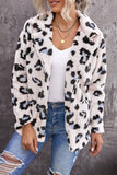 Plush Fur Leopard Coat