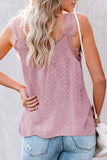 Eyelash V Neck Cami Tank Top