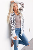 Vintage Leopard Print Open Cardigan