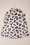 Plush Fur Leopard Coat