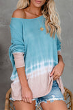 Tie Dye Thermal Knit Top