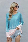 Tie Dye Thermal Knit Top