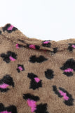 Plush Fur Leopard Coat