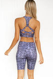 Animal Yoga Activewear Fitness Shorts Set