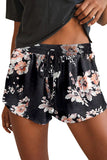 Camo Drawstring Elastic Waist Shorts