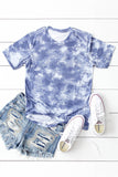 Tie Dye Crew Neck Short Sleeve T-Shirt