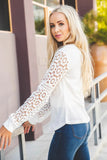 Lace Long Sleeve Top